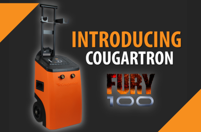 Introducing Cougartron FURY100 – Our new 100 Amp weld cleaner!